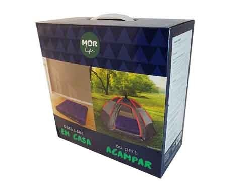 Colchón inflable 2 plazas con inflador incorporado MOR