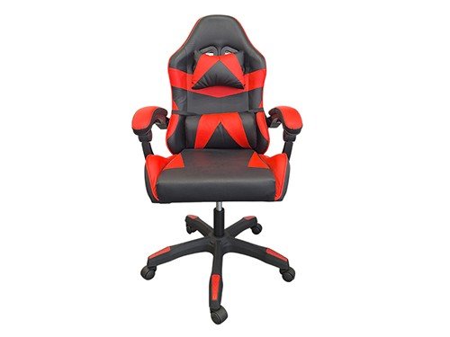 Silla Gamer Php PHPSG001BR Apoyabrazos Regulable Negra y Roja