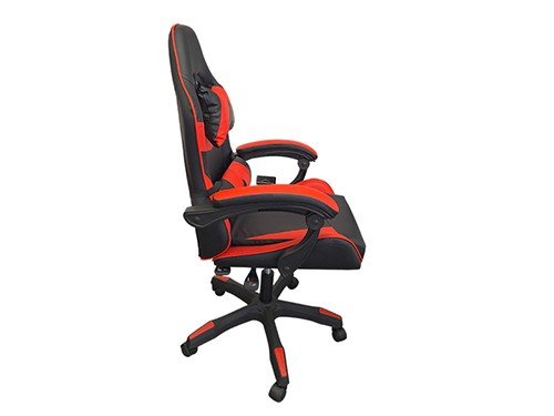 Silla Gamer Php PHPSG001BR Apoyabrazos Regulable Negra y Roja