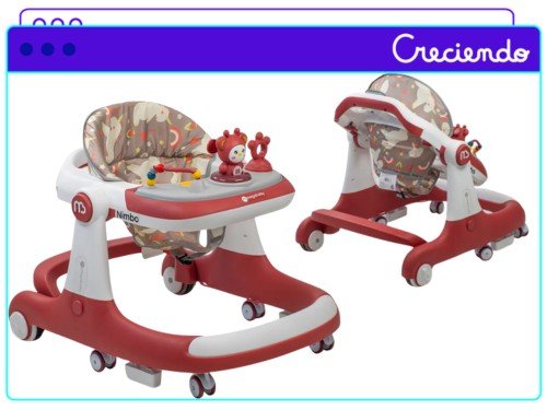 Andador Caminador Mega Baby Nimbo 2 En 1 Musical