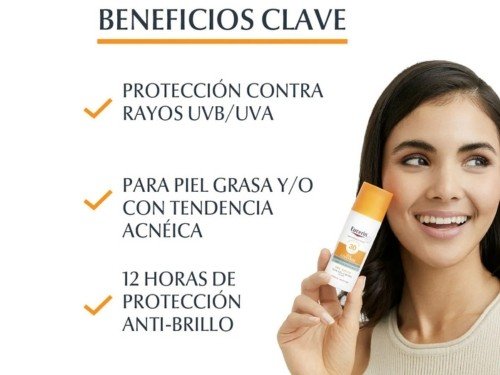 Protector Solar Eucerin Oil Control Sun Gel Fps 50 x 50 ml