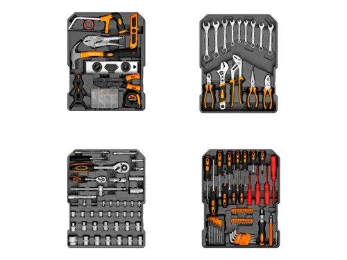 Maletin Herramientas 245 Piezas Lusqtoff