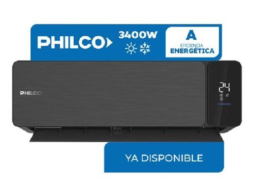 Aire Acondicionado Philco PHBKS34HA6AN 3400W Frio Calor Split Black