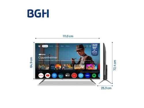 Smart Tv BGH 50 Pulgadas Google Tv QLED 4K B5026US7G