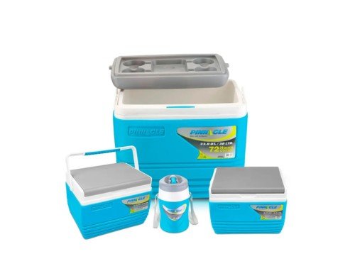 Combo conservadoras Pinnacle Prudence Set 32L 11L 4.5L 1L Azul 4 pieza