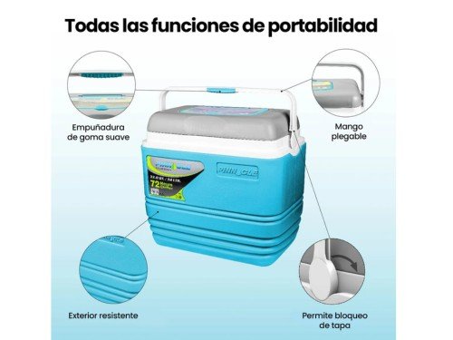 Combo conservadoras Pinnacle Prudence Set 32L 11L 4.5L 1L Azul 4 pieza