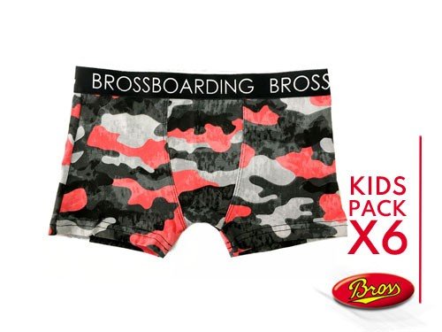 Pack X6 Bóxer Bross Niño Estampados