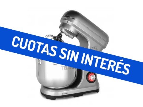 Batidora Profesional Planetaria Telefunken 2000W Bowl Acero 10L