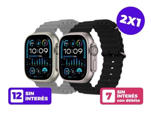 2x1 Smartwatch Infinity Ultra Doble Malla