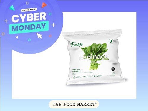 Espinaca Fresh Congeladas IQF 1k