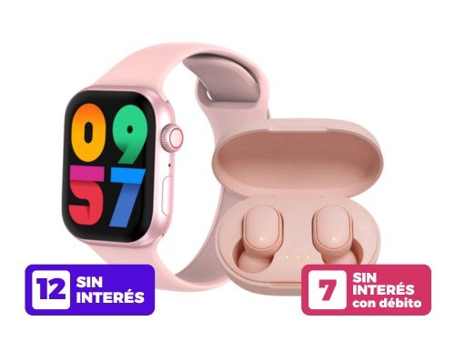 Combo Smartwatch NET05 + Auriculares Bluetooth TWS