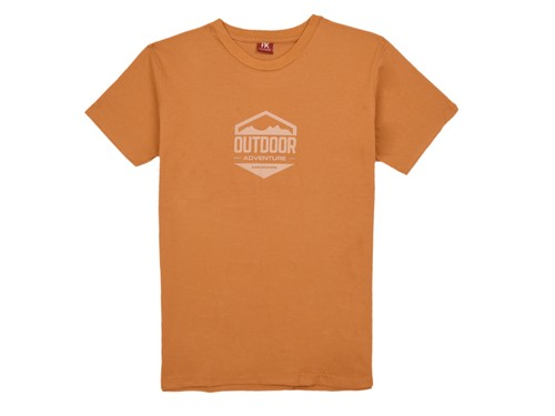 Remera Freekick Hombre Outdoor Manga Corta Marron