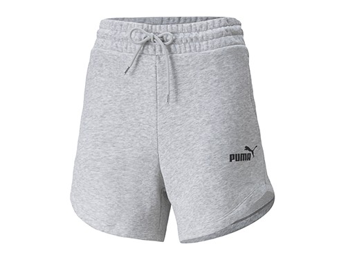 Short Puma Mujer Essentials 5 High Waist Grises