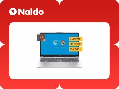 Notebook Hp 15-Fc0235la R3-7320u Amd 15"8/512gb