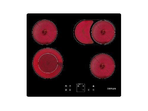 Anafe Eléctrico Vitrocerámico 60 cm Negro Drean