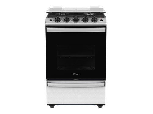 Cocina Multigas 56 cm Inoxidable con Air Fryer Drean