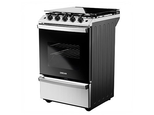 Cocina Multigas 56 cm Inoxidable con Air Fryer Drean