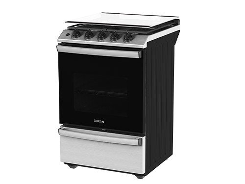 Cocina Multigas 56 cm Inoxidable con Encendido Eléctrico Drean
