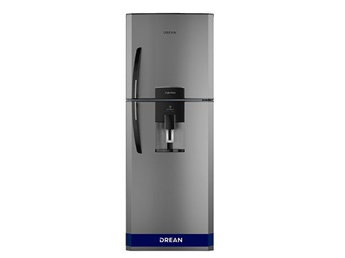 Heladera con freezer Cíclica 396 L Gris Drean