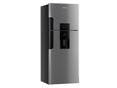 Heladera con freezer No Frost 415 L Steel Drean