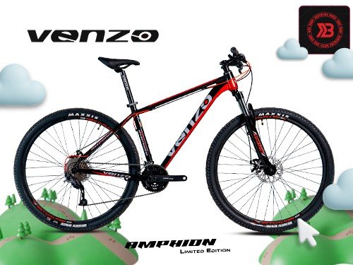 BICICLETA RODADO 29 VENZO AMPHION 2025 FRENOS A DISCO 27 VELOCIDADES S