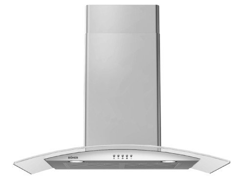 Campana BÖHER 2003A-70 70CM con Vidrio Templado 1 Motor