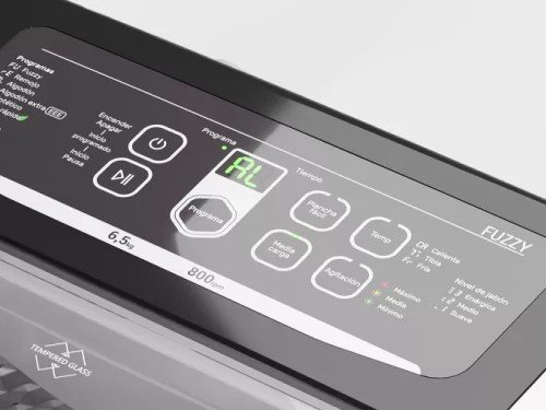 Lavarropas Drean Neo Fuzzy gris 6.5 kilos 800RPM c/superior 10 prog