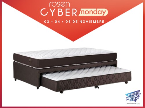 Diván New Ergo T Rosen 200x105 1 1/2 Plaza