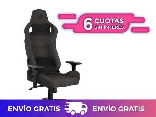 Silla Gamer Corsair T3 Rush Ergonomica Black