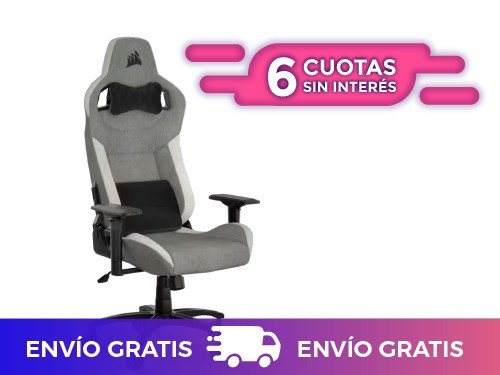 Silla De Escritorio Corsair T3 Rush Gamer Ergonómica