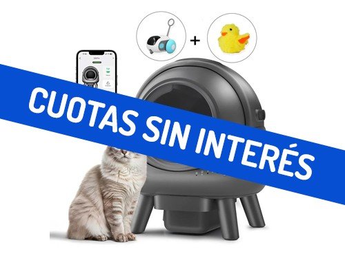Litera Automática Beepaw Autolimpiante para Gatos 2 Juguetes de Regalo