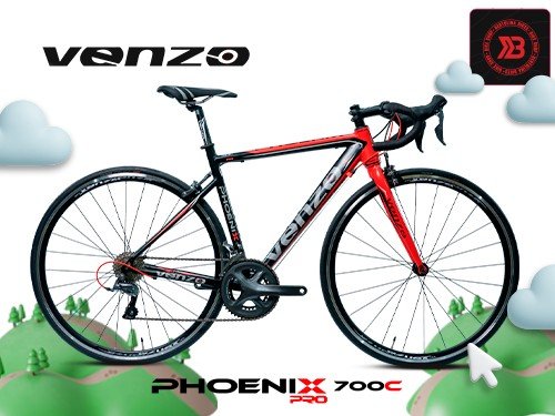 Bicicleta de ruta VENZO PHOENIX 2025 rodado 28 shimano Claris 2x8