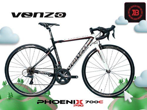 Bicicleta de ruta VENZO PHOENIX 2025 rodado 28 shimano Claris 2x8