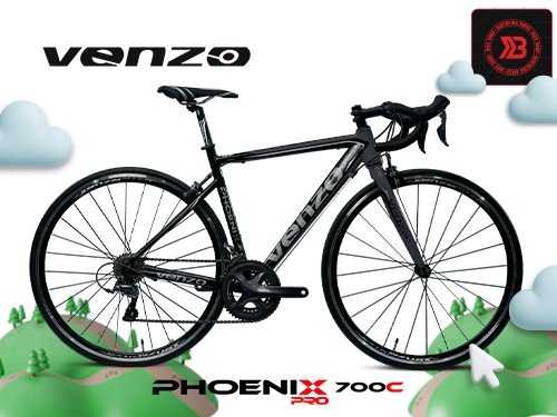 Bicicleta de ruta VENZO PHOENIX 2025 rodado 28 shimano Claris 2x8