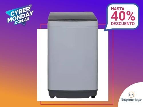 Lavarropas automático Philco PHCS07B carga superior 5.5 kilos 750RPM