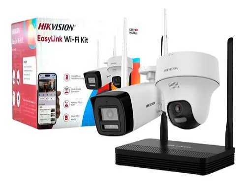 Kit 2 Cámaras de Seguridad Bullet + Domo Easylink Hikvision 2mp