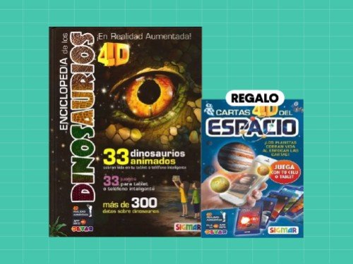 Enciclopedias 4D Infantiles + Cartas 4D del Espacio de regalo