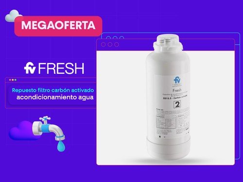 Repuesto filtro carbón activado