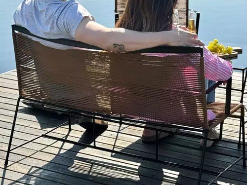 Set de exterior Rio completo con mesa auxiliar