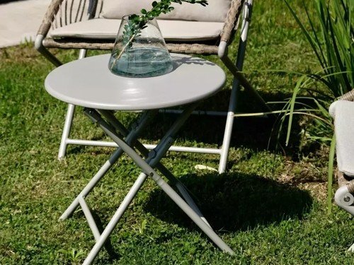 Set de exterior Varadero plegable con mesa auxiliar