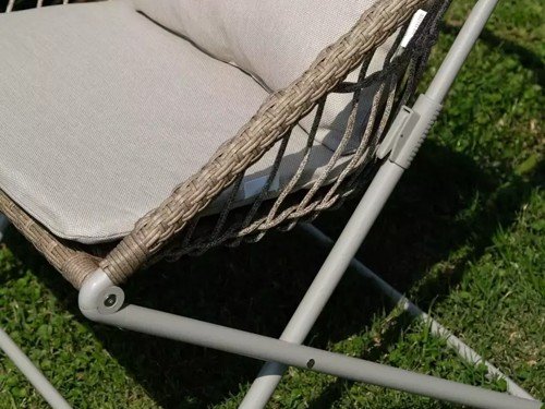 Set de exterior Varadero plegable con mesa auxiliar