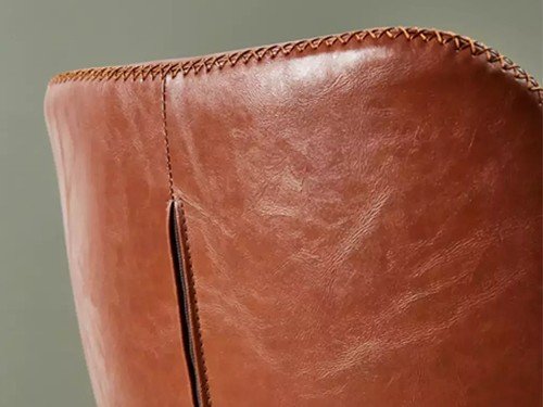 Banqueta regulable Africa tapizada en eco cuero moderna