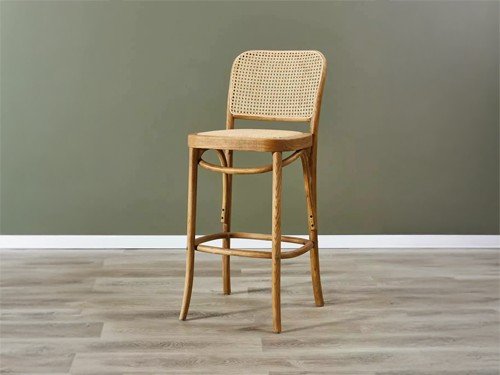 Banqueta Catedral de madera con respaldo alto diseño moderno