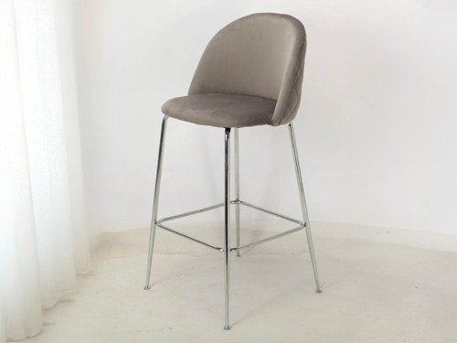 Banqueta Panama tapizada respaldo alto diseño moderno