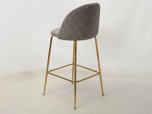 Banqueta Panama tapizada respaldo alto diseño moderno