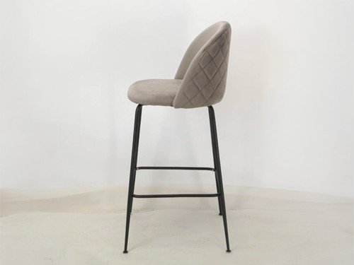 Banqueta Panama tapizada respaldo alto diseño moderno