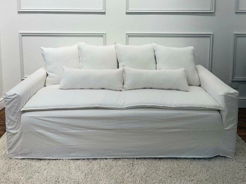 Sillón Jordania 3 cuerpos en tussor con fundas desmontables