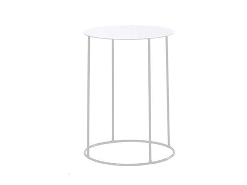 Mesa ratona Tampa de hierro para exterior con pintura powder coating