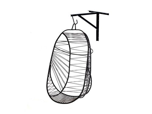 Hamaca colgante Bali con soporte de pared tejida en soga náutica