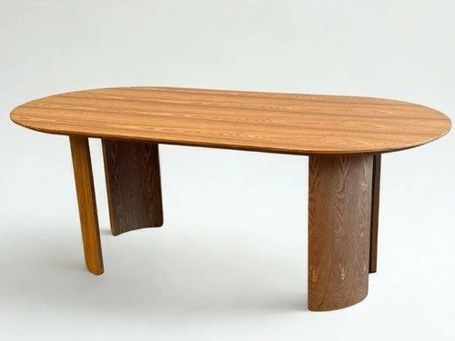 Mesa de comedor Alba en madera de teka natural